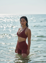 brassière léopard / Red